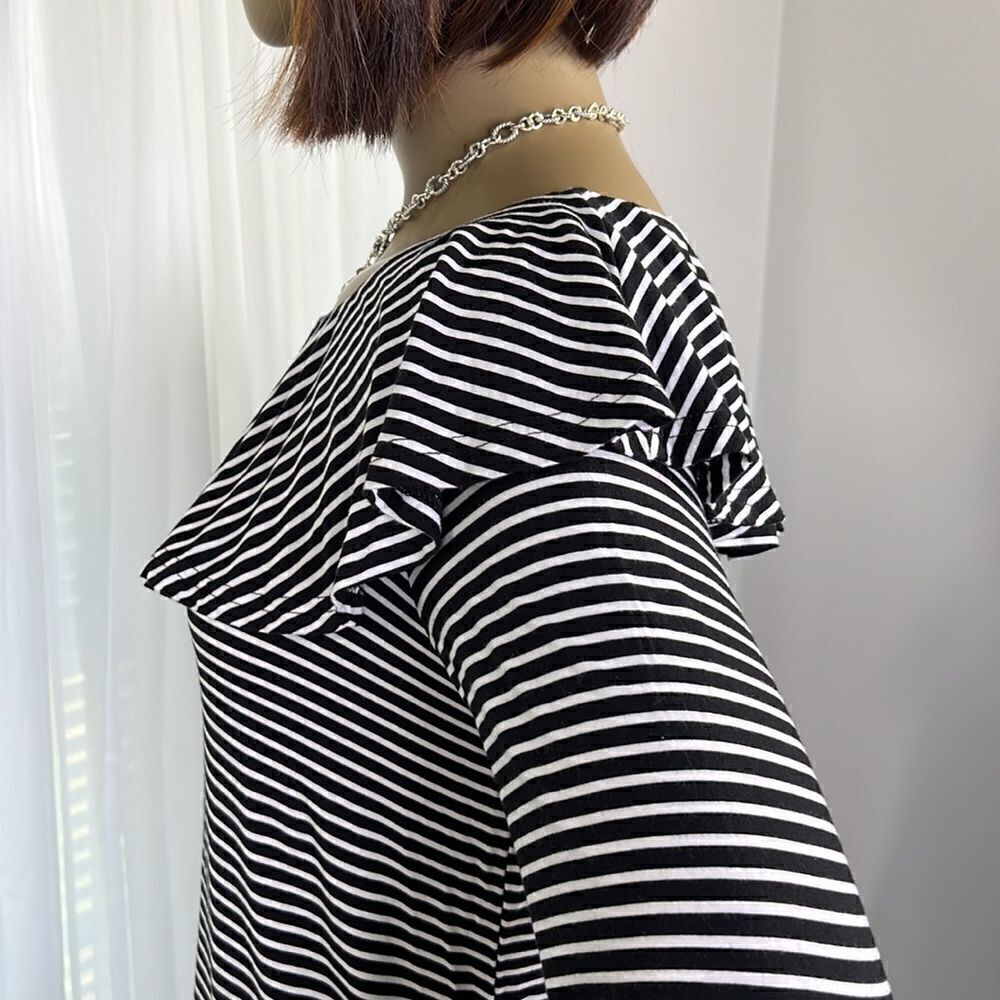 Suzanne Betro Soft Long Sleeve Stripe M - Picture 7 of 8